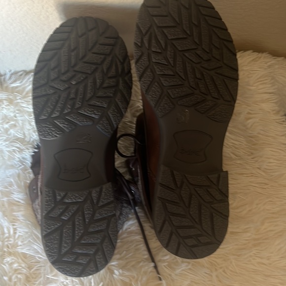 B.O.C Brown Leather Boots sz 9 - Picture 7 of 9